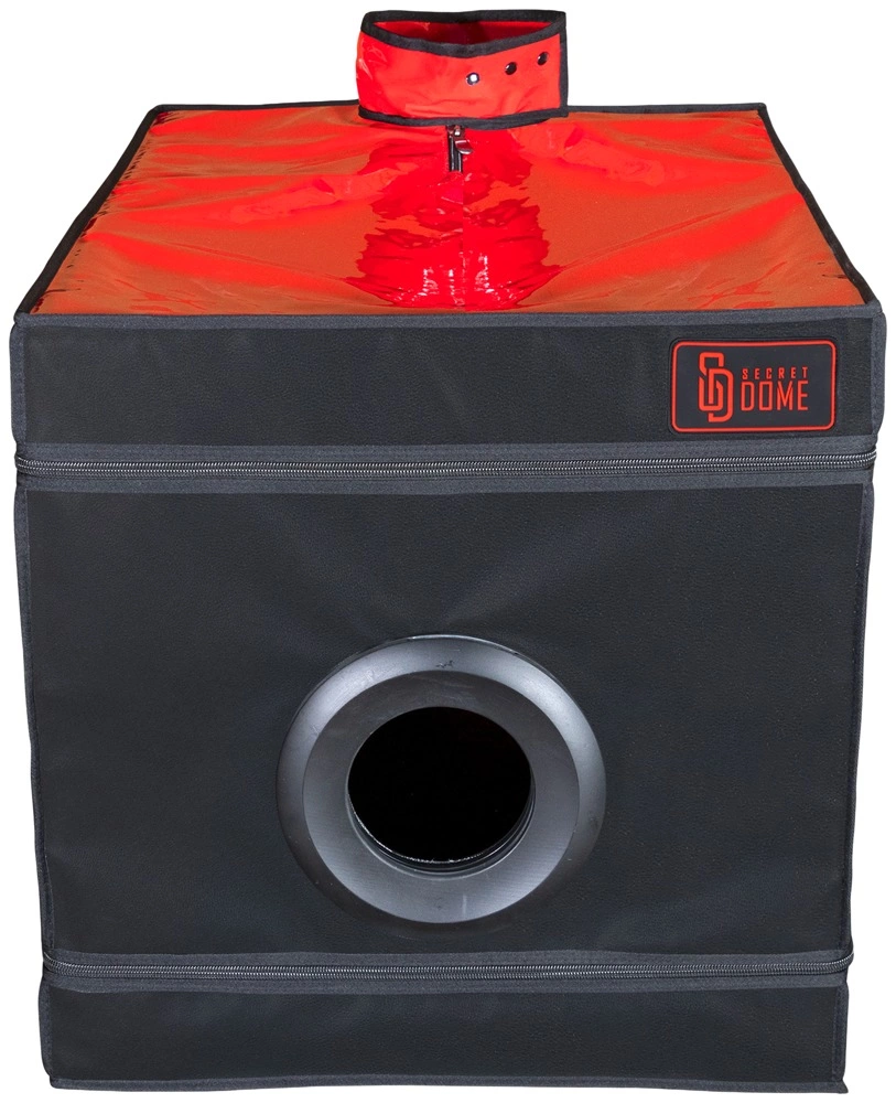 Secret Dome La Niche Modular Black & Red Privacy Play Box Secret Dome La Niche Modular Black & Red Privacy Play Box