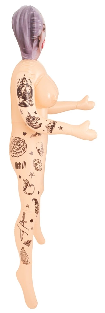 NaughtyDollz Tattooed Inflatable Life-Size Doll 152cm PVC