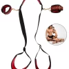 Bad Kitty Neck/Thigh Restraint Set Black-Red