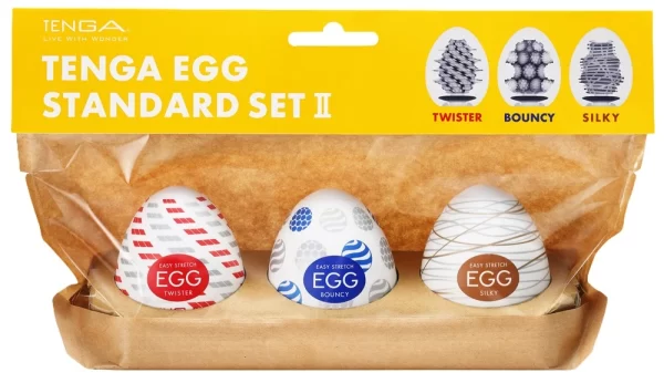 Tenga Egg Standard Set x3 - Compact Disposable Intimate