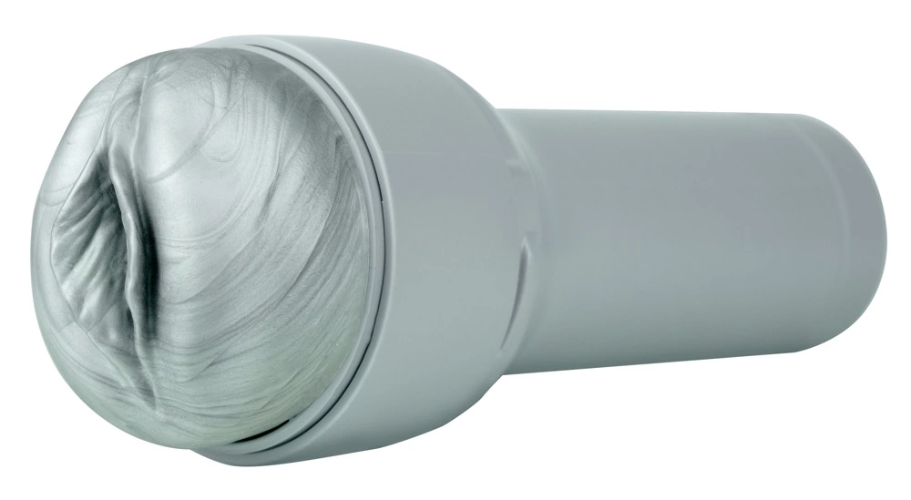 Kiiroo Feel Argenta Kiros Silver Cyborg Series Intimate Sleeve 22 cm combines an ergonomic design for comfortable