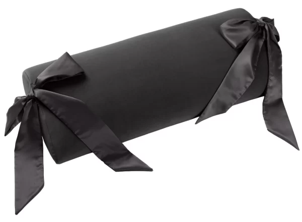 Liberator Ravish Pillow Black - Bondage Cushion with Satin Ties, 91.5 cm