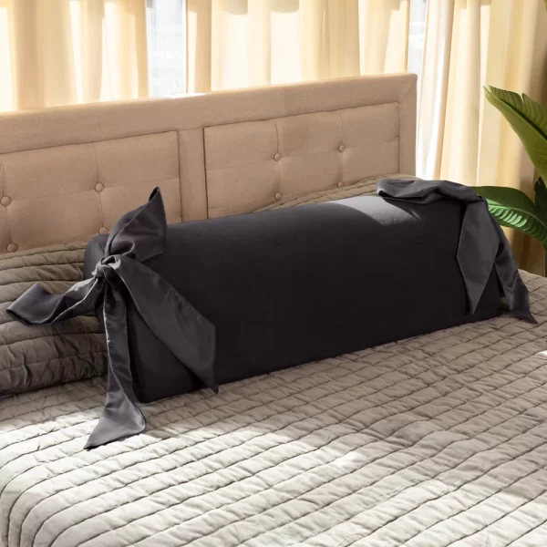 Alternative view of Liberator Ravish Pillow Black - Bondage Cushion with Satin Ties, 91.5 cm