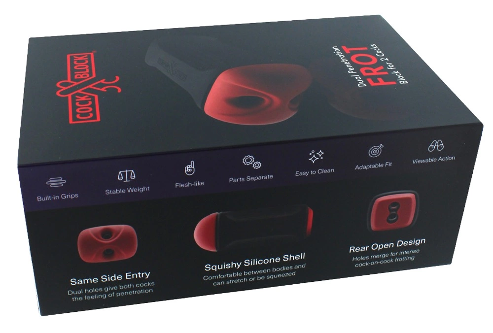 CockBlock FROT Massager Double Tunnel Intimate Machine 20cm