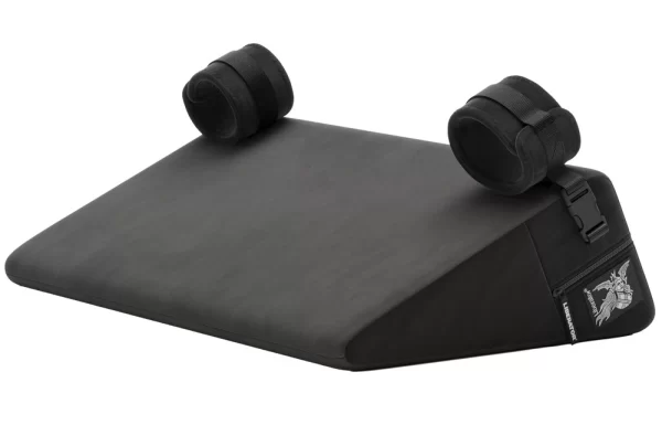 Liberator Bondage Wedge Black - Ergonomic Positioning Cushion with Restraints