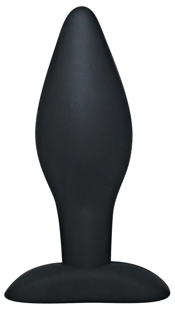 Black Velvets silikonowy korek anatomiczny 12 cm czarny