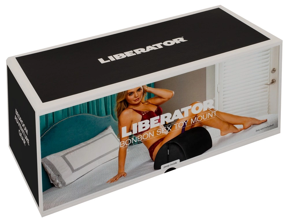 Liberator BonBon Czarna Poduszka Anatomiczna z Uchwytami 63