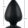 Black Velvets Extra Large Silicone Intimate Plug