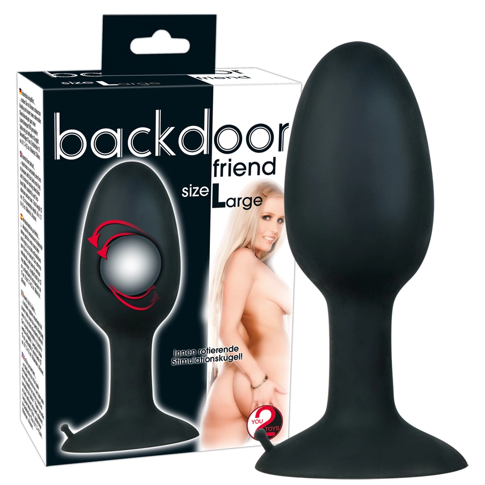 Backdoor Friend Large - silikonowy korkowy model z kulÄ… wewnÄ™trznÄ…