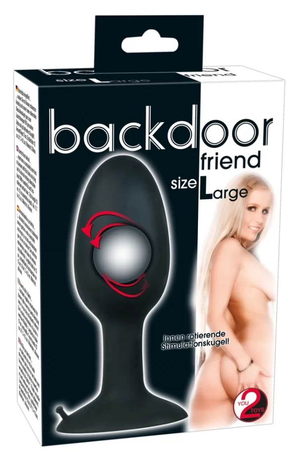 You2Toys Large Silicone Plug with Rotating Ball & Suction Cup