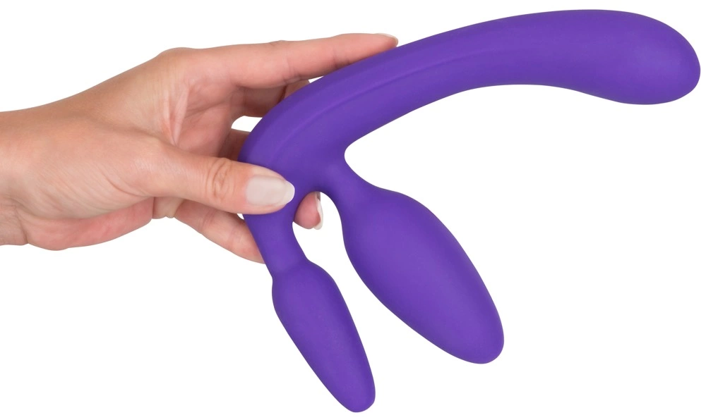You2Toys Strapless Strap-On Fioletowy - System Intymny z 3 Wtyczkami