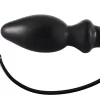 You2Toys Latex Inflatable Plug Black 20cm Adjustable Size