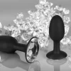 You2Toys Korek dekoracyjny z diamentem S czarny silikon 8
