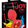 Colorful Joy Red Jewel Plug - Silicone