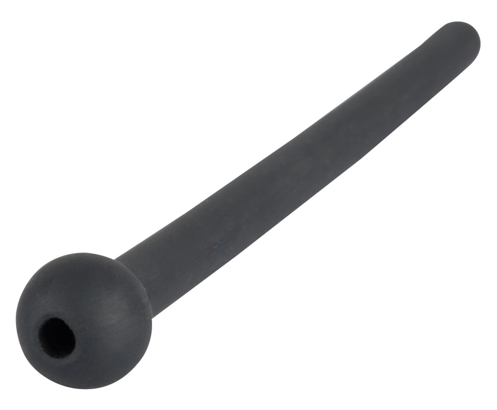 Mystim Black Silicone Urethral Dilator Hollow Flexible