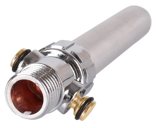 Total Splash Aluminium Intimate Cleansing System 15.5 cm Silver. Intimate douche. See functions