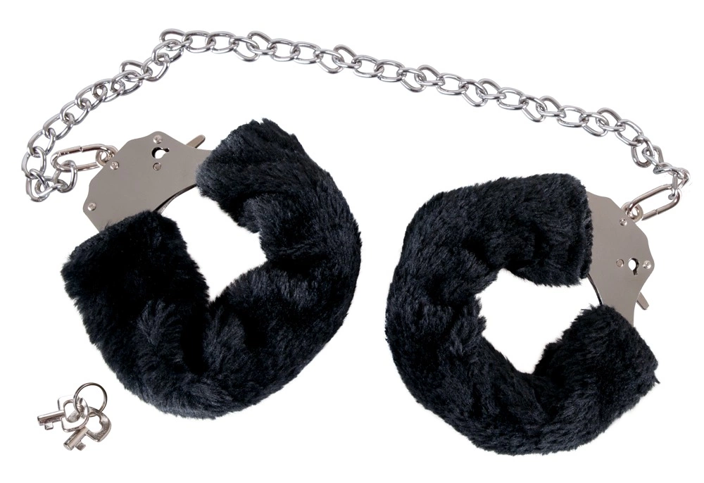 You2Toys Adjustable Furry Handcuffs with Removable Plush