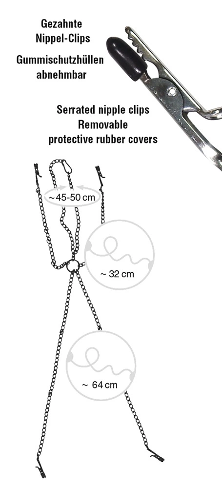 You2Toys Adjustable Metal Chain Harness with Multi