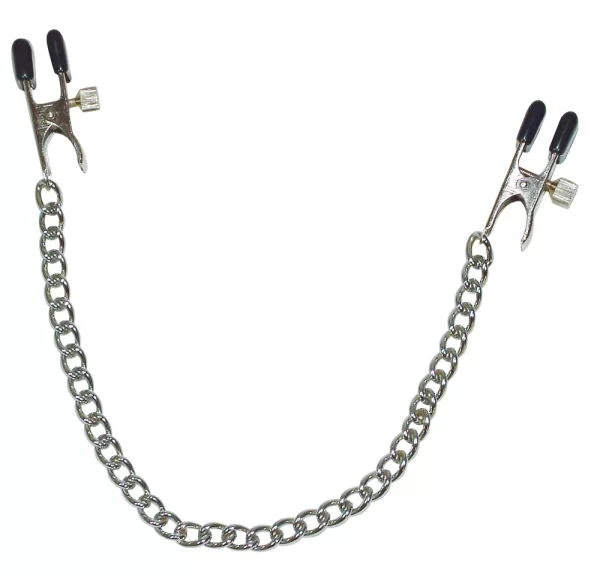 You2Toys Adjustable Metal Chain with Nipple Pressure Clips