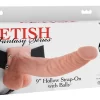Fetish Fantasy Series 9-Inch Hollow Intimate Extension Harness Black - Anelma sextoys
