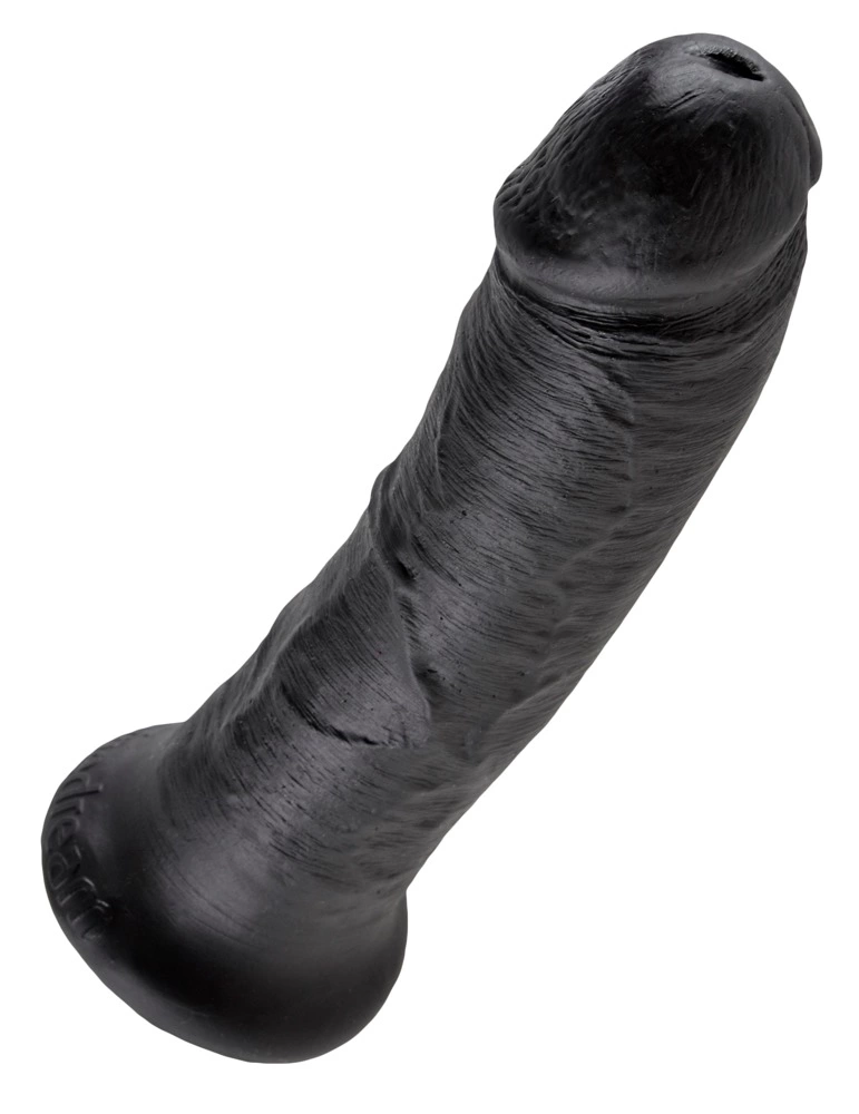 Pipedream King Cock Model 20 cm Czarny z PrzyssawkÄ… PVC - Anelma sexshop
