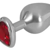 You2Toys Diamond Plug Medium czerwony kamieÅ„ 8