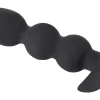 Black Velvets Intimate Beads 145g Silicone Soft Touch Black 13.3cm. Butt plug. See functions