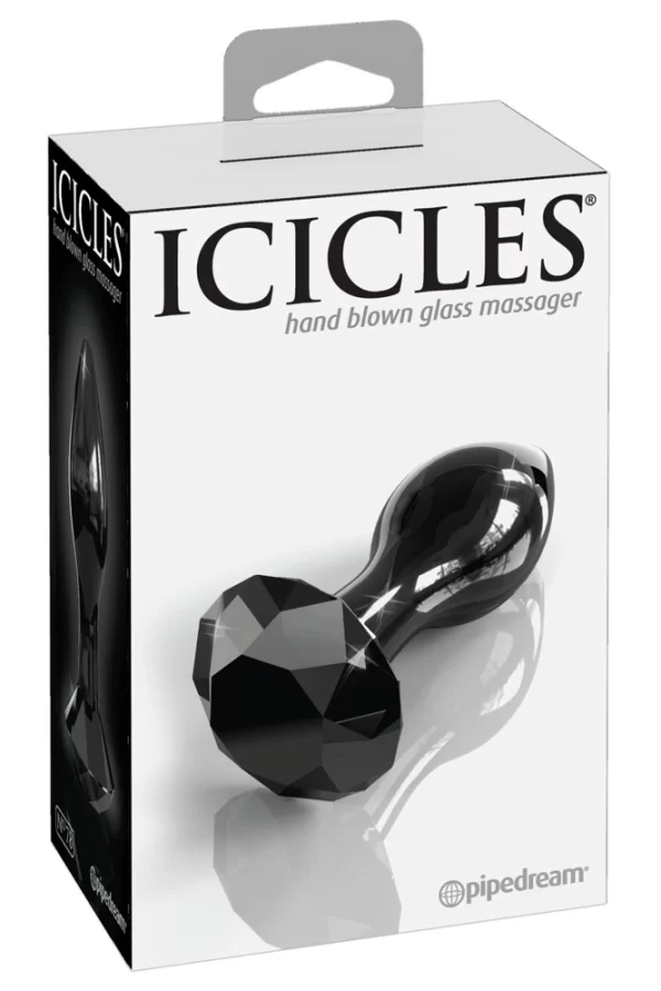 Pipedream Icicles No. 78 Glass Plug with Diamond-Shaped Base