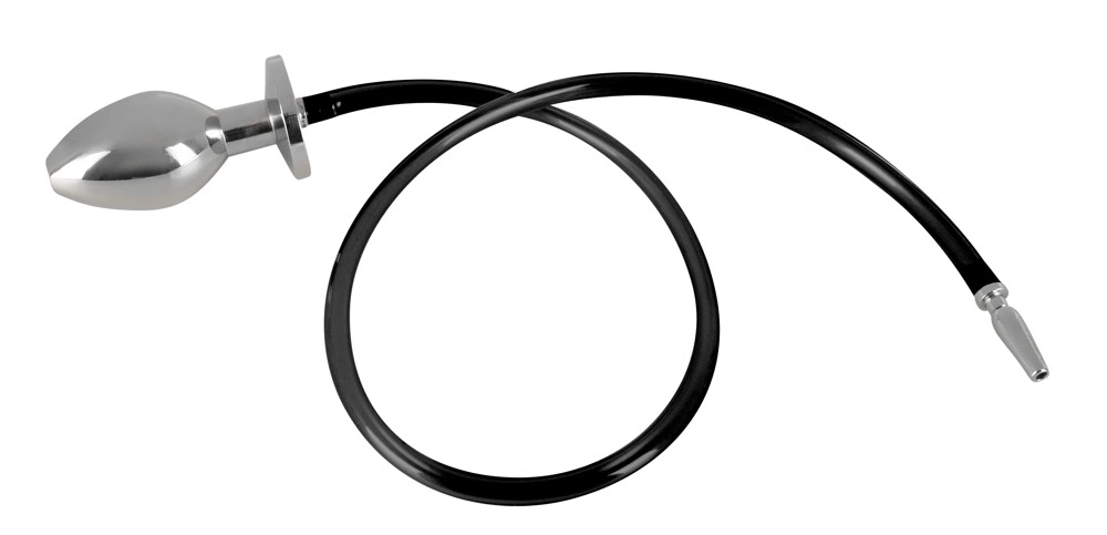 Mystim Plug & Play - Zestaw intymny ze stali nierdzewnej i silikonowÄ… rurkÄ…
