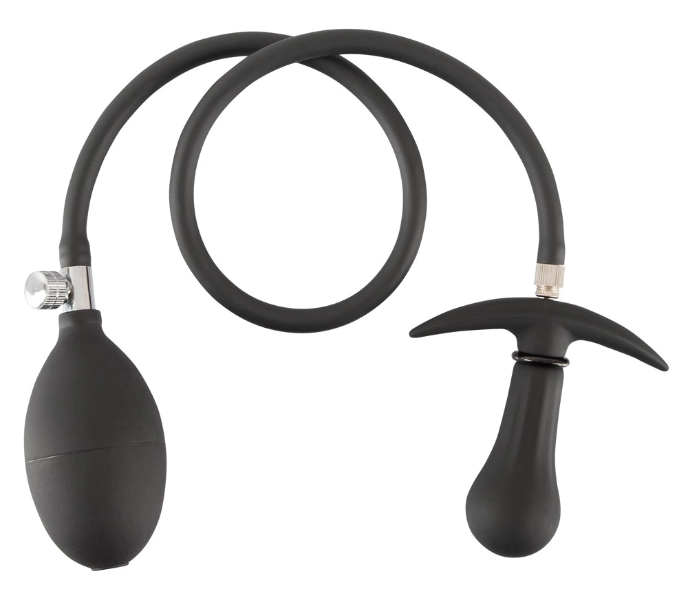 You2Toys Wtyczka Pompowana z WnÄ™trzem Metalowym 8 cm Czarna