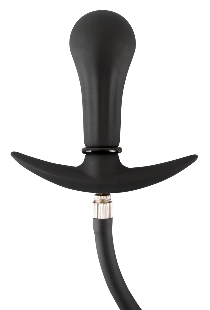 You2Toys Inflatable Plug Metal Core Black 8cm Silicone Training Model. See functions