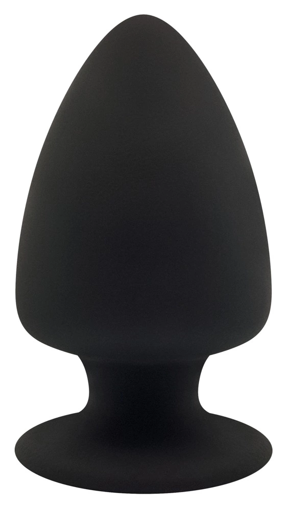 Silexd Plug termoaktywny silikonowy czarny 9cm - miÄ™kki lub twardy