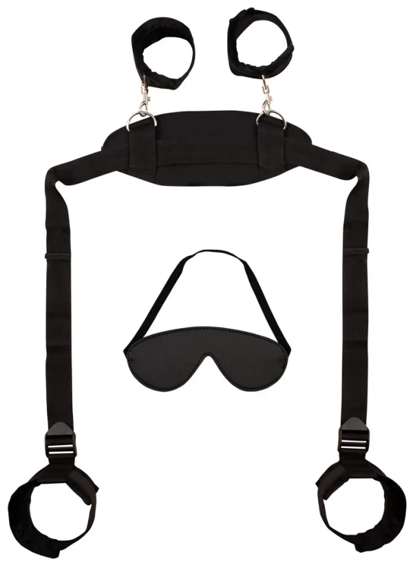 Bad Kitty Adjustable Full-Body Restraint Set with Plush