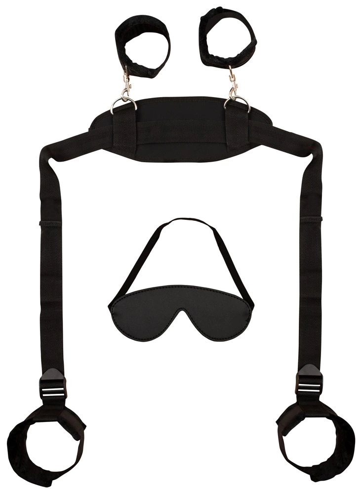 Bad Kitty Adjustable Full-Body Restraint Set with Plush