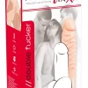 Realistixxx Double Fucker - PierÅ›cieÅ„ elastyczny z anatomicznÄ… nakÅ‚adkÄ… 18 cm