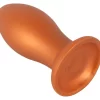 ANOS Wtyczka StoÅ¼kowa z PrzyssawkÄ… XL 16 cm PomaraÅ„czowa Silikon