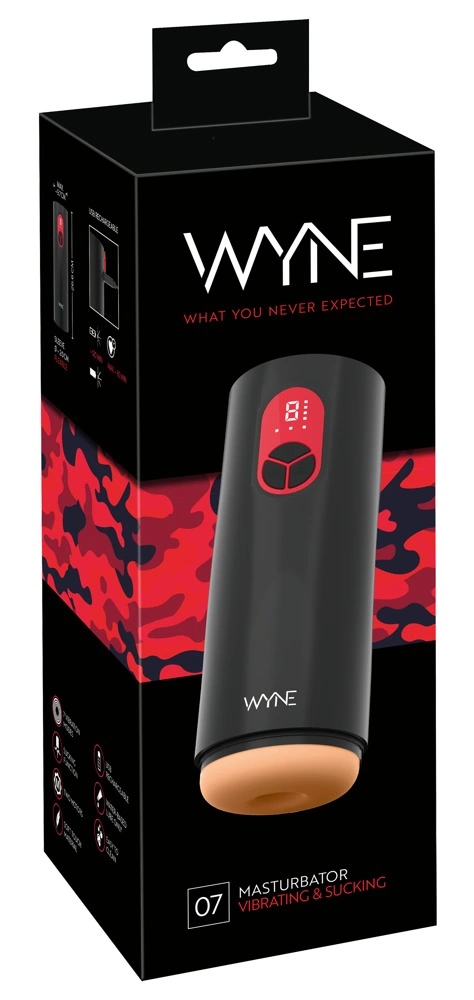 WYNE Model 07 Automatic Intimate Device with Suction & Vibration - Anelma WYNE Model 07 Automatic Intimate Device with Suction &