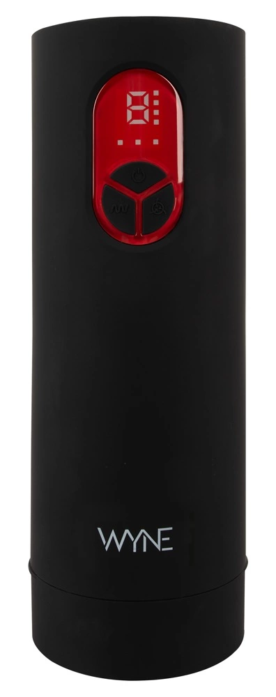 WYNE Model 07 - Intymna maszyna 2-silnikowa z funkcją ssania i wibracji - Anelma Black combines 7 vibration modes and rechargeable power in a practical