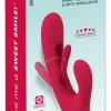 Sweet Smile Rabbit Flicking Intimate System Pink 24.2cm Silicone - Anelma Sweet Smile Rabbit Flicking - vibraattori