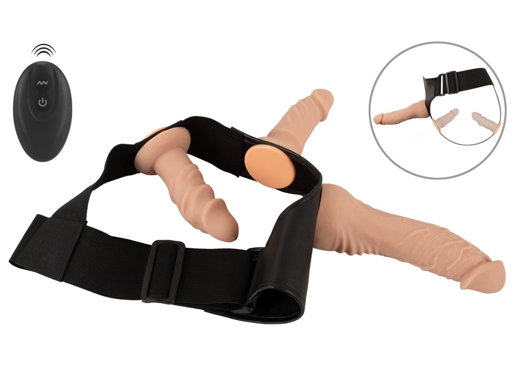 You2Toys Zestaw Harness RC Vibe z 2 końcowkami silikonowymi - Anelma eroticshop