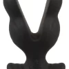 ANOS RC Power Expander Plug Silicone Dual-Arm Vibrating & E-Stim 11cm. Anal vibrator. See functions