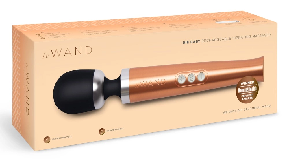 Le Wand Die Cast Recharg Rose Gold - vibraattori
