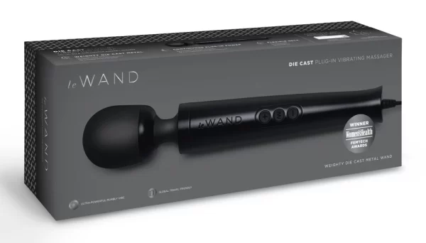 Le Wand Diecast Plug-In Black - vibraattori