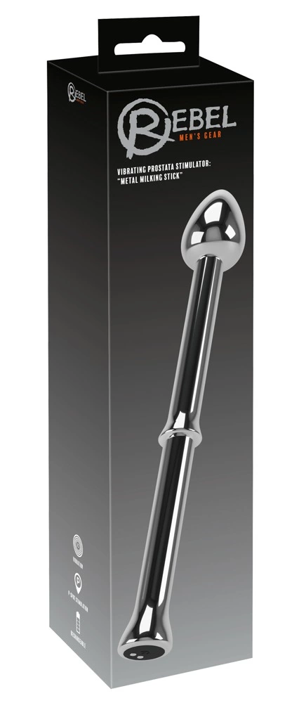 Rebel Metal Milking Stick - Rechargeable Prostate System