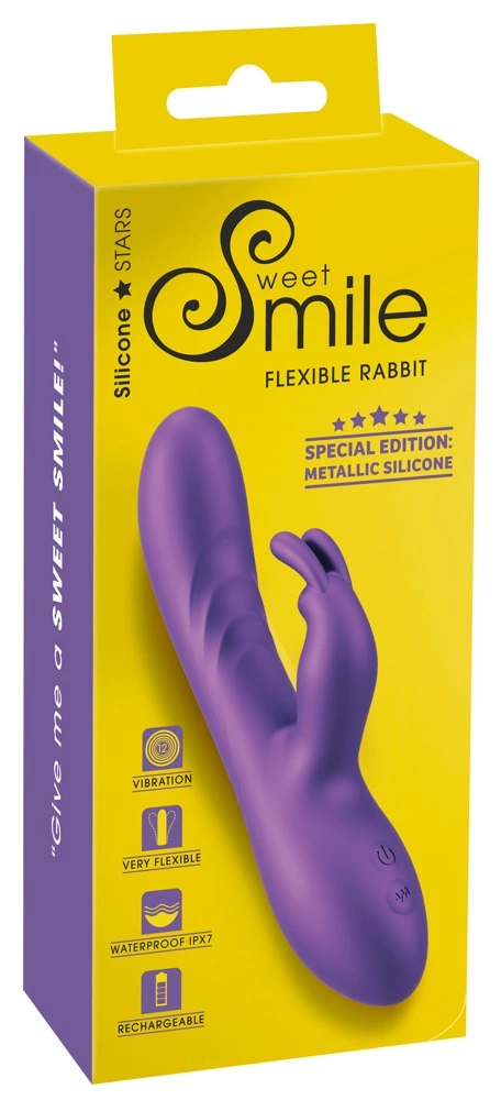 Sweet Smile Flexible Rabbit metaliczny silikon