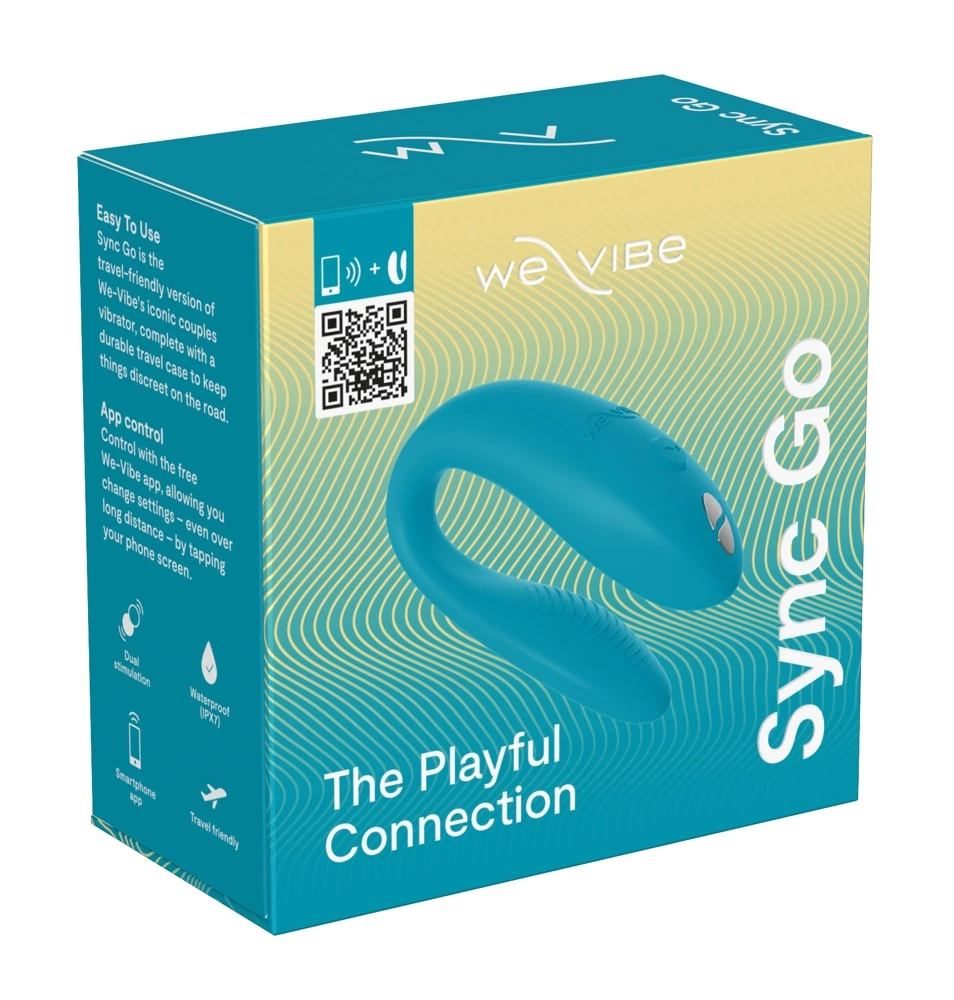 We-Vibe Sync Go Turquoise Dual Vibrator for Couples - Anelma We-Vibe Sync Go Turquoise - vibraattori