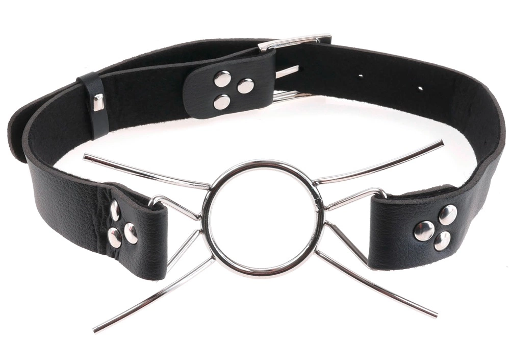 Fetish Fantasy Elite Spider Gag Adjustable Silver/Black 3.8