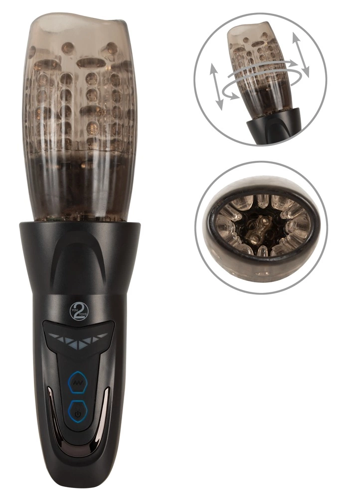 STROKER Rotating Intimate Device with Vibration & Thrust