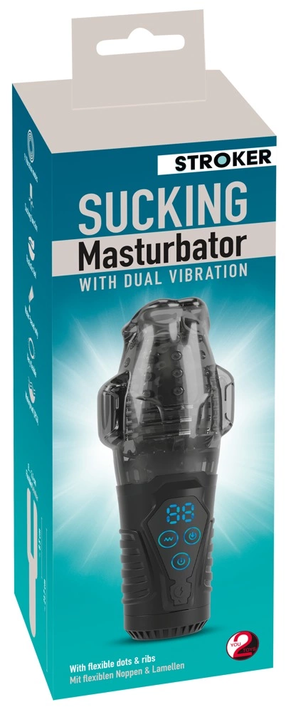 Stroker Handy Sucking Intimate Machine Dual Vibration Black