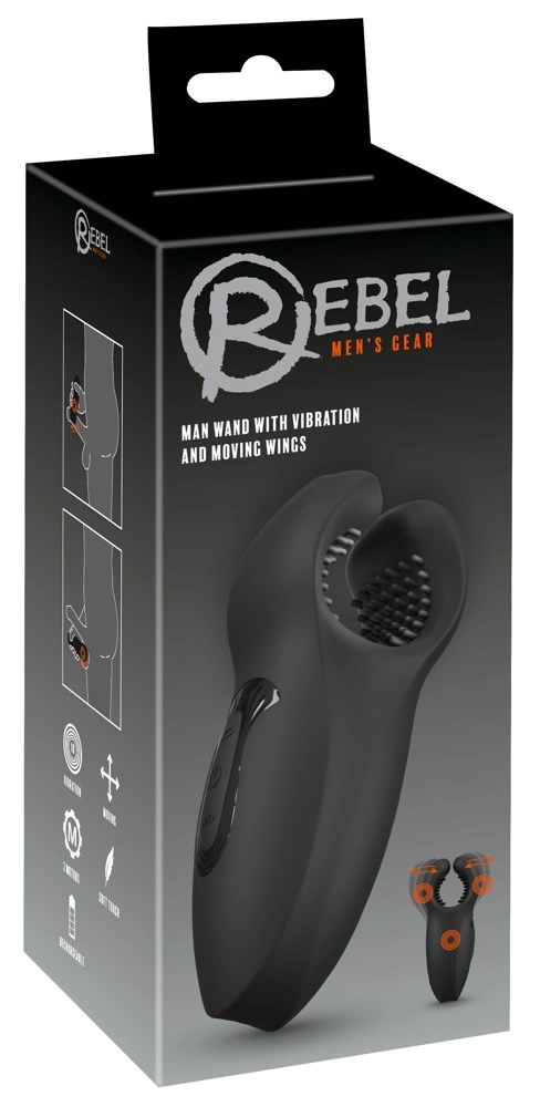 Rebel Man Wand Intimate Stimulator with Vibrating Moving